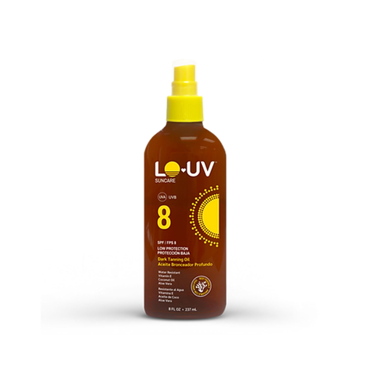 Aceite LoUv Spf 8 Dark Tanning Oil x 236 ML