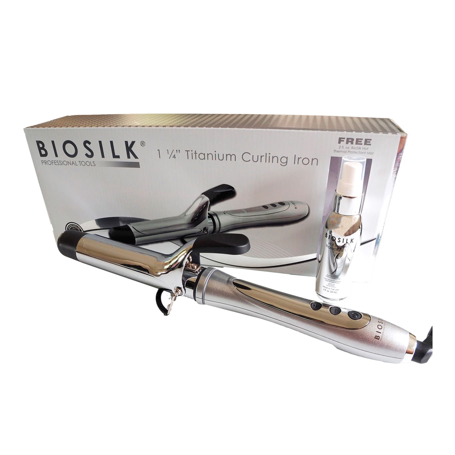 Biosilk curling cheap iron