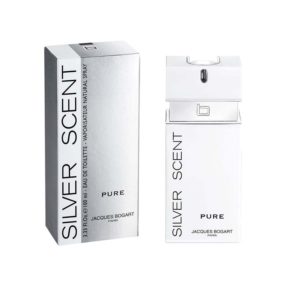 Silver Scent Pure by Jacques Bogart, 3.4 oz EDT Spray for Men main image 1